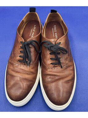 Cole Haan Men's Size 11.5 Original Grand Wingtip Oxford Brown Shoes C36767